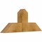 Ekena Millwork Portland Rough Sawn Timber Gable Bracket, Western Red Cedar, 36"W x 15"H x 4"D x 6"F, 10/12 Pitch GBW036X15X0406POR00RWR - alternate 4